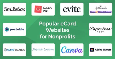 11 Best eCard Websites for Nonprofit Organizations in 2023.